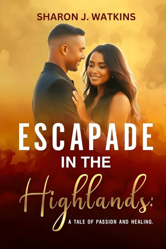 Escapade in the Highlands book cover by Sharon J. Watkins